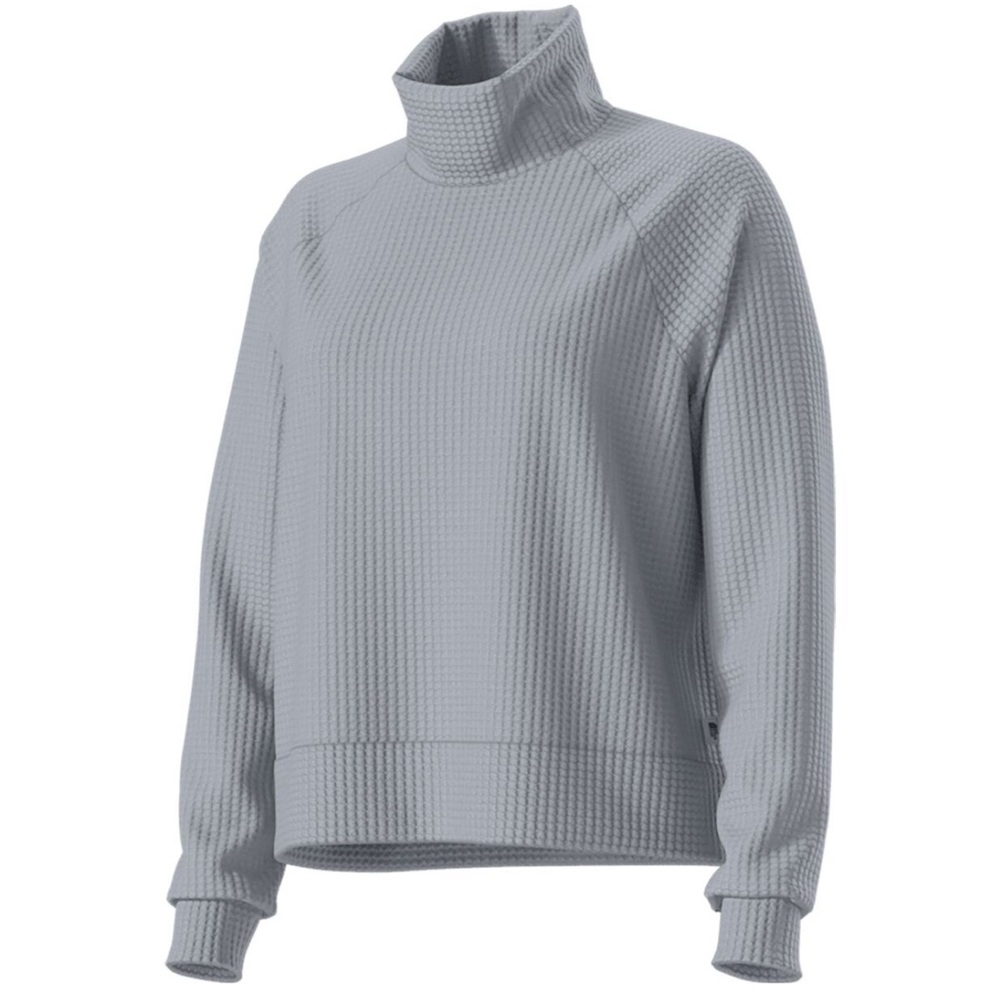 The North Face Mock Neck Waffle Top Sz L